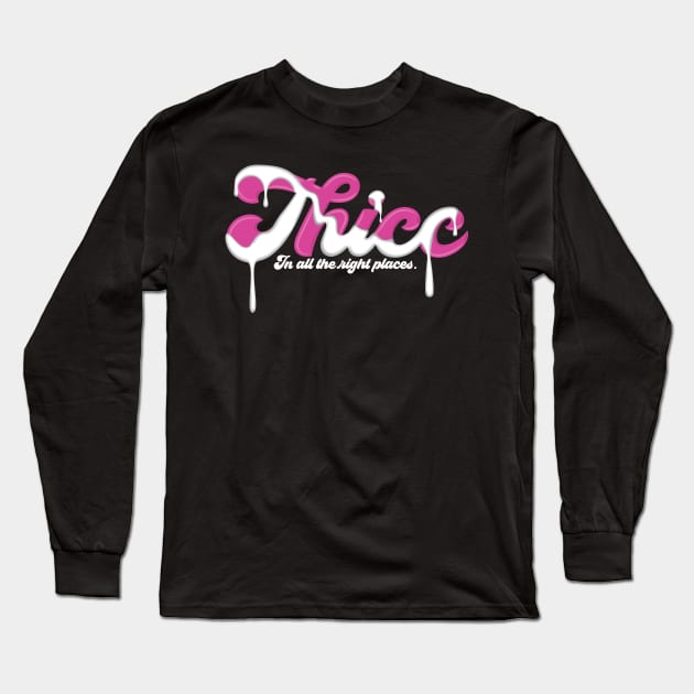 In all the right places. Long Sleeve T-Shirt by OsoDLUX